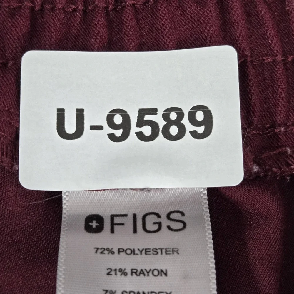 FIGS Women Scrub Pants L Red Yola Skinny‎ TW2000R PO#1619